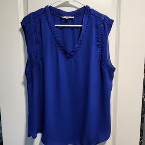 41 Hawthorn Bright Blue Blouse Size XL